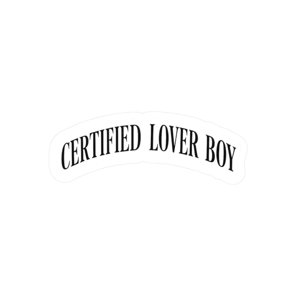 Drake Certified Lover Boy Bold Vinyl Sticker