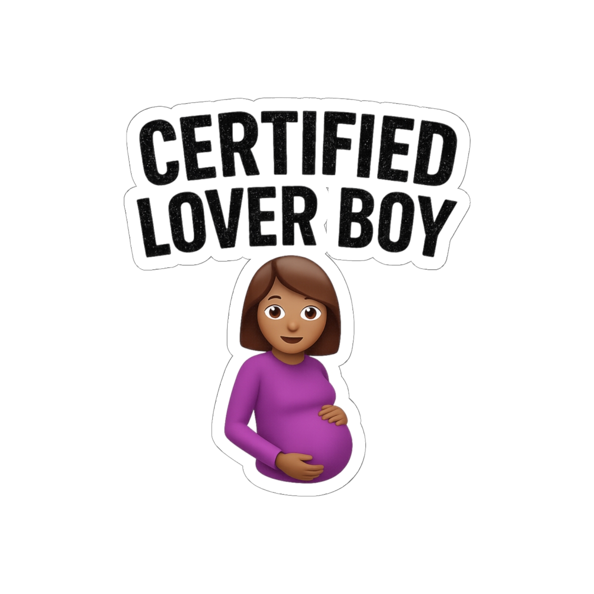 Certified Lover Boy Bold Sticker | Premium Vinyl Decal