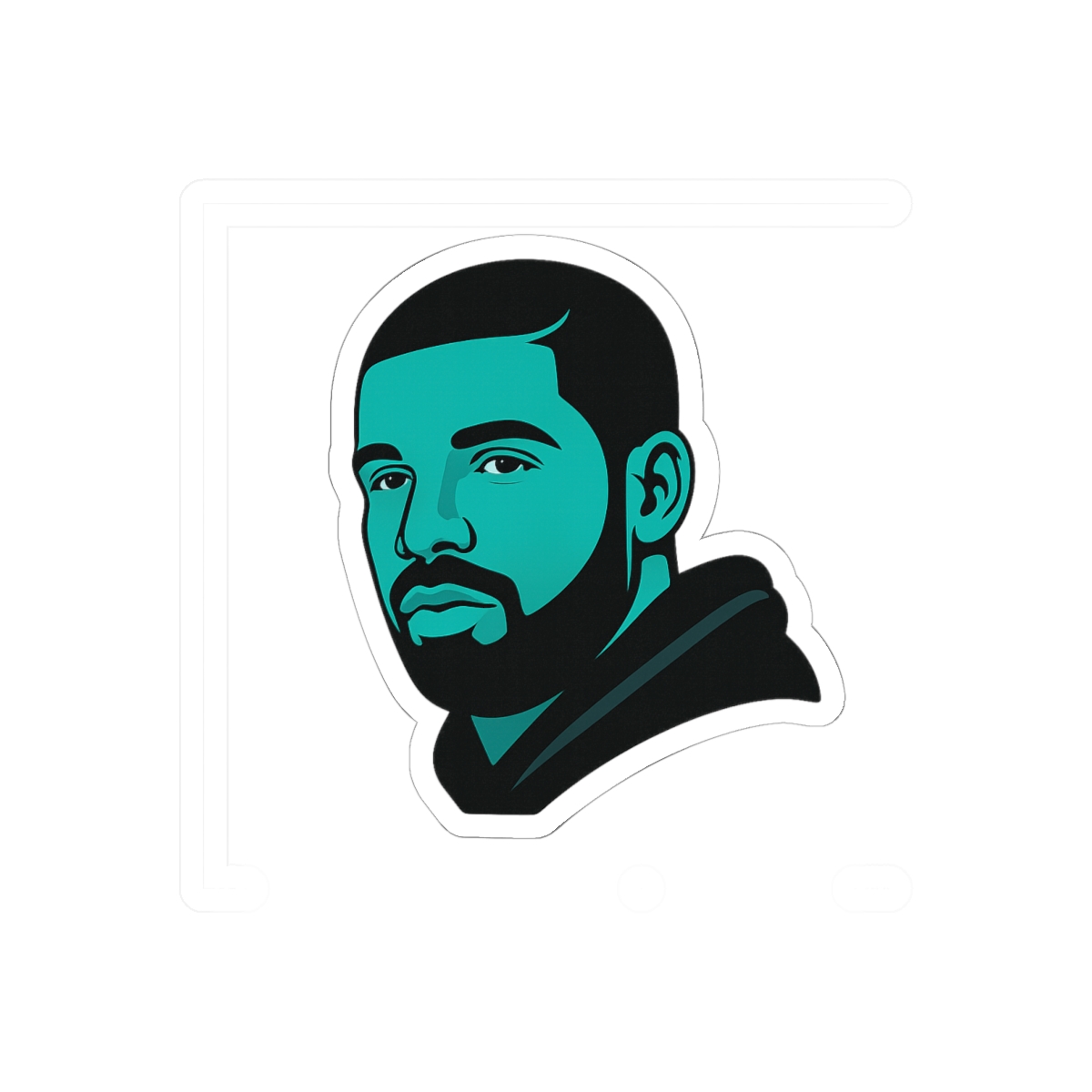 Iconic Drake Rapper Sticker | Bold Vinyl Decal