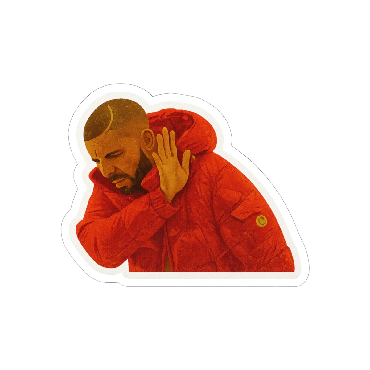 Meta Stickers Funny Design Vinyl Sticker Decal